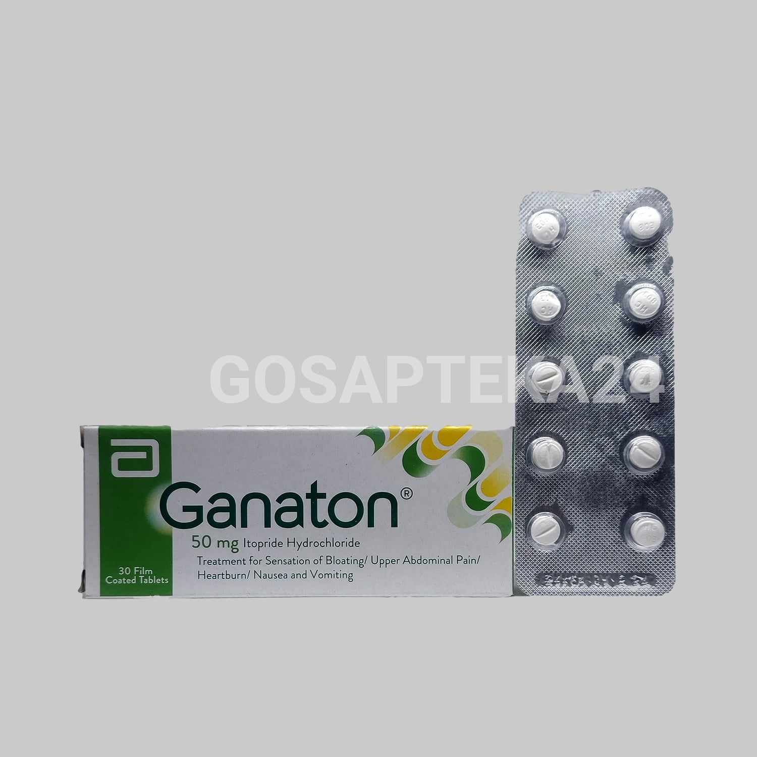 Ганатон 50 мг 30 таблеток - ГосАптека24