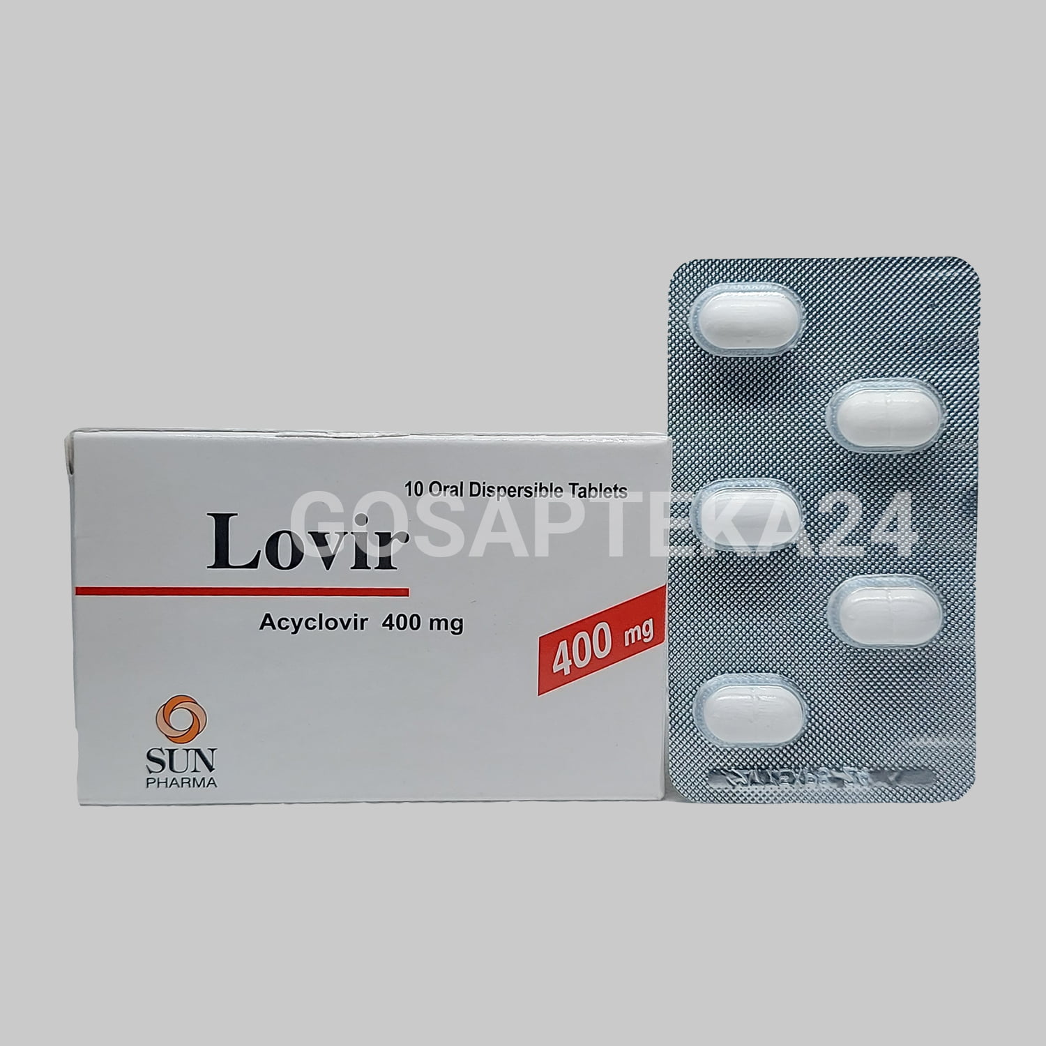 Ловир 400 мг 10 диспергируемых таблеток - ГосАптека24